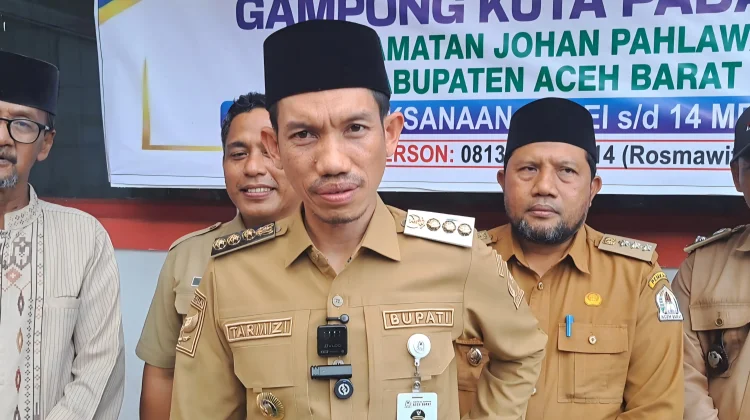 Bupati Aceh Barat Pantau Posko Pengaduan DTSEN di Sejumlah Gampong