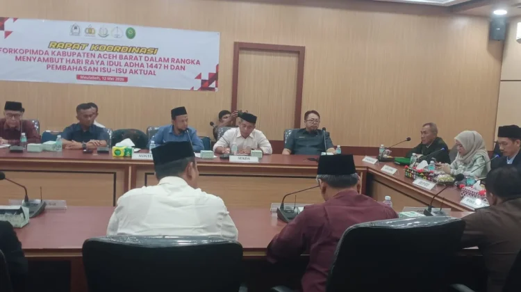Forkopimda Aceh Barat Siapkan Strategi Tekan Inflasi jelang Idul Adha