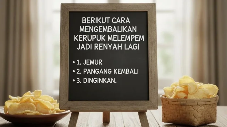 Berikut Cara Mengembalikan Kerupuk Melempem Jadi Renyah Lagi