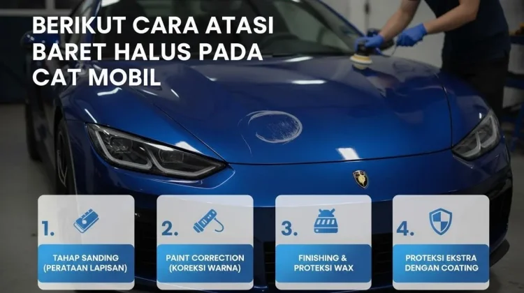 Berikut Cara Atasi Baret Halus Pada Cat Mobil