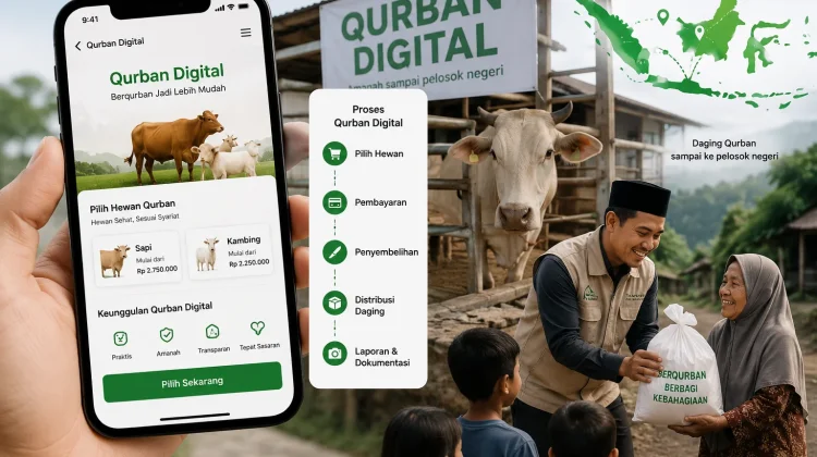 Kurban Digital Perluas Akses Berbagi hingga ke Wilayah Terpencil