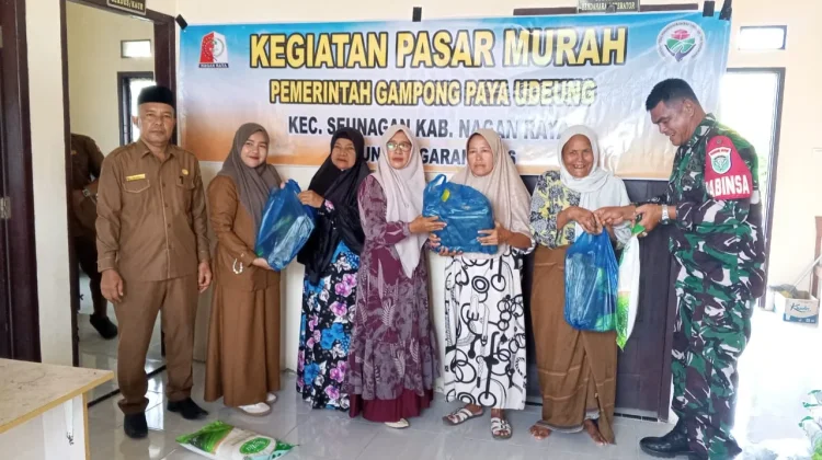 Sebanyak 33 Warga Paya Udeung Terima Bantuan Sembako Gratis