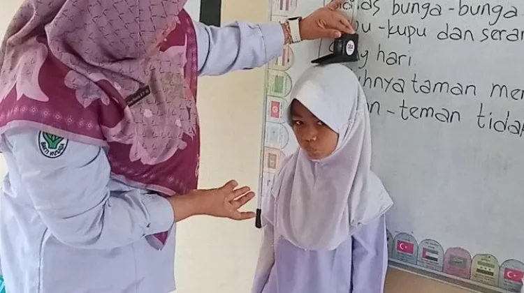 BPJS Kesehatan dan Puskesmas Meureubo Pantau Status Gizi Siswa Penerima MBG