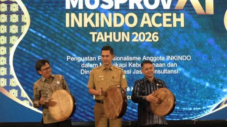 Sekda Aceh Buka MUSPROV XI INKINDO Aceh