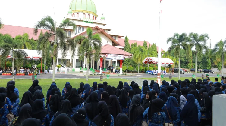 Wabub said Fadeil  pimpin upacara Harkitnas