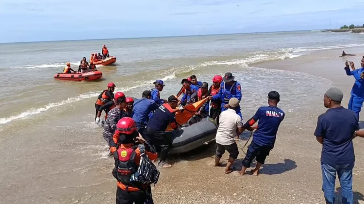 Tiga Hari Pencarian, Korban Tenggelam di Pantai Suak Ribee Ditemukan Tim SAR