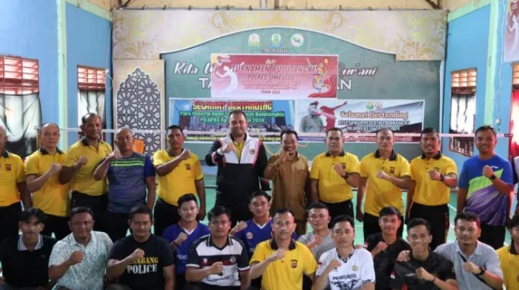 Polres Simeulue Gelar Turnamen Bulutangkis Antar Satker dan Polsek