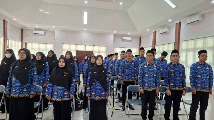 Menteri Agama Nasaruddin Umar Lantik ASN Kemenag Nagan Raya Secara Daring
