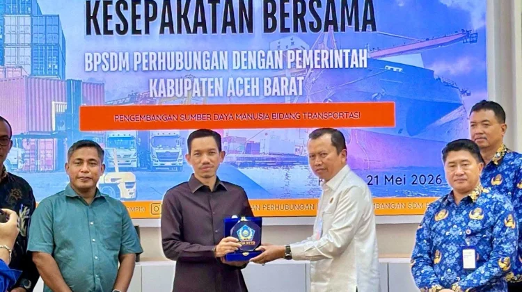 Pemkab Aceh Barat MoU Dengan BPSDM Kementerian Perhubungan