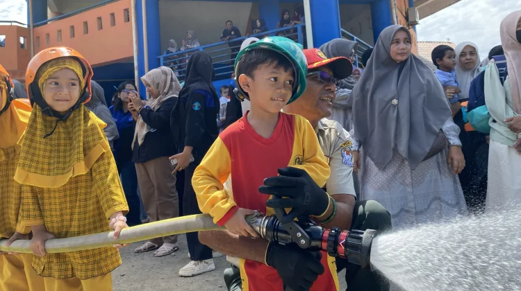 Edukasi Mitigasi Bencana, TK Negeri Percontohan Kunjungi BPBD Aceh Barat