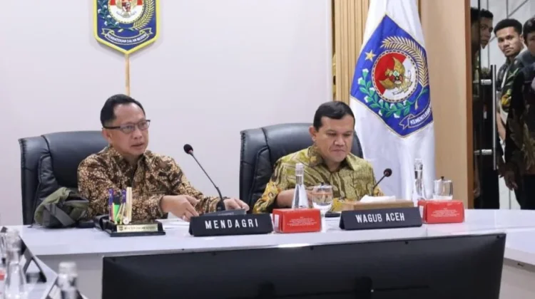 Wagub Aceh Koordinasi dengan Kemendagri Bahas Pemulihan Bencana