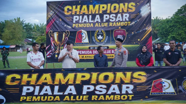 Sportivitas Sepak Bola Harus Maju di Nagan Raya, Bupati TRK Dorong Pembinaan Atlet