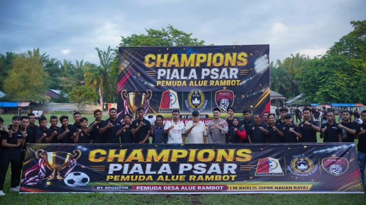 TRK Komit Bina Pesepak Bola Muda Nagan Raya Berprestasi
