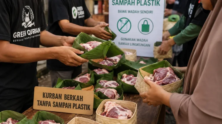 Tips Kurangi Sampah Plastik saat Pembagian Daging Kurban