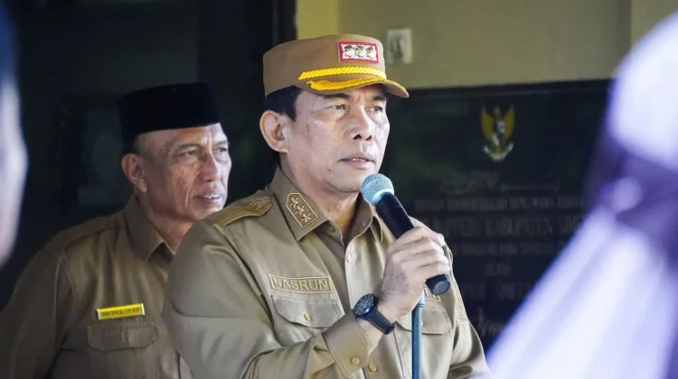 Bupati Simeulue Pimpin Apel Pagi di Lingkungan Bappeda