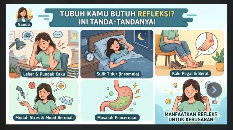 Sering Merasa Lelah, Ini Tanda-Tanda Tubuh Kamu Butuh Pijat Refleksi!