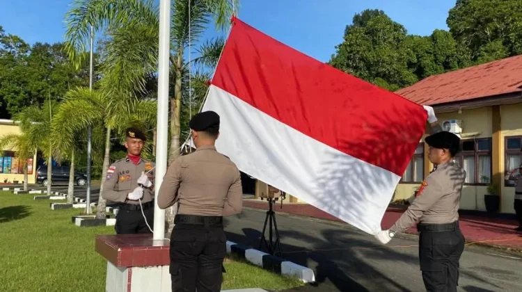 Polres Simeulue Gelar Upacara Peringatan Hari Lahir Pancasila