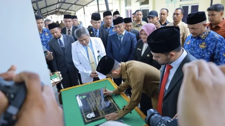 Bupati dan Wakil Bupati Aceh Barat Resmikan Sejumlah Fasilitas Baru di RSUD CND