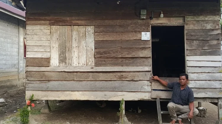 Keluarga Nelayan di Aceh Selatan Tinggal di Rumah Reyot