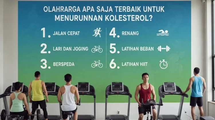 Olahraga Apa Saja Terbaik untuk Menurunkan Kolesterol