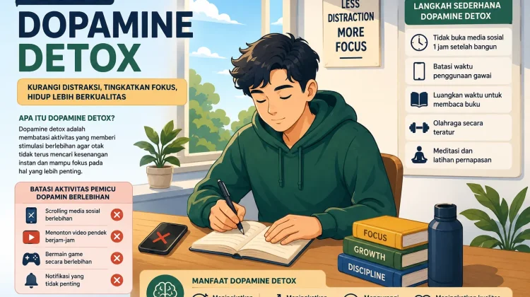 Tren Dopamine Detox Viral Benarkah Bisa Tingkatkan Fokus