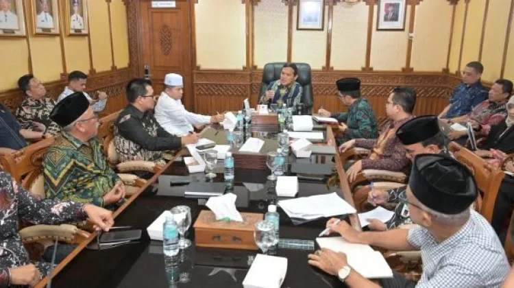 MPU Bahas Keseragaman Penerapan Hukum Mawaris Bersama Wagub Aceh