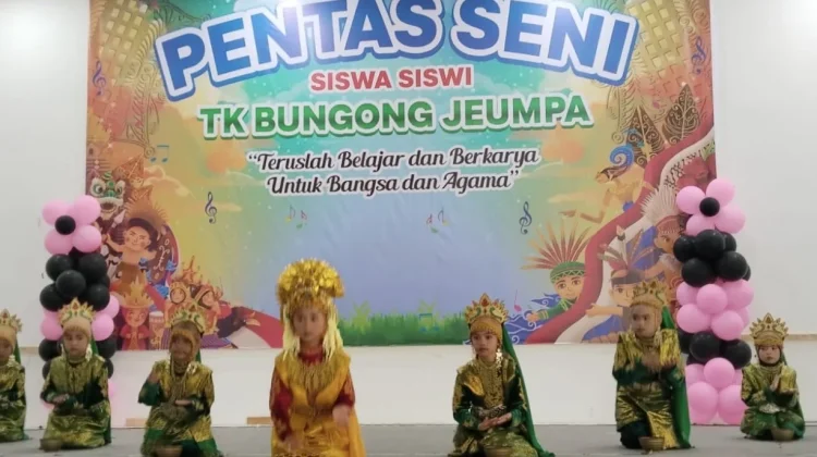 TK Bungong Jumpa Ujong Kalak Gelar Pentas Seni dan Pelepasan Siswa