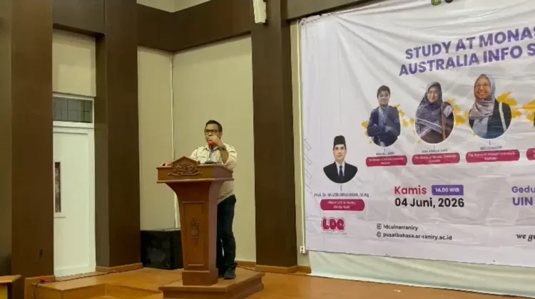 LDC UIN Ar Raniry Sosialisasikan Beasiswa Monash University Australia di Aceh