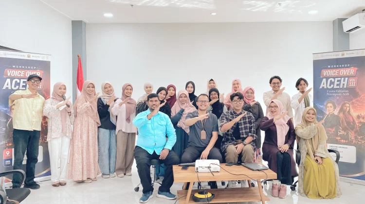 Komunitas VO Aceh Adaptasi Kisah Tiga Pahlawan Perempuan dalam Audio Drama