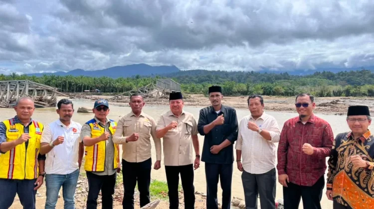 Ghufran Komit Perjuangkan Perbaikan Infrastruktur Rusak di Nagan Raya