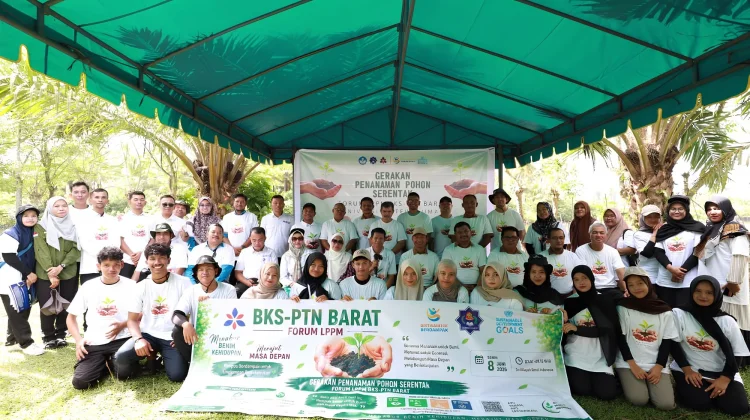 UTU Gelar Penanaman Mangrove Serentak BKS PTN Wilayah Barat