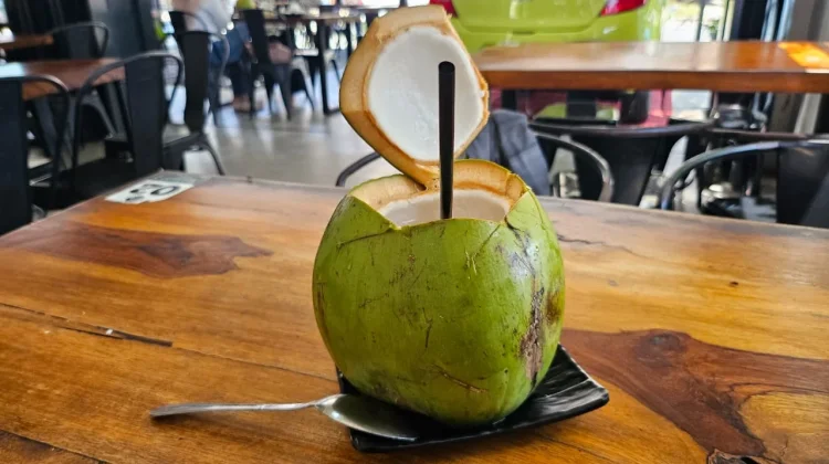 Minum Kelapa Muda Pilihan Tepat saat Cuaca Panas