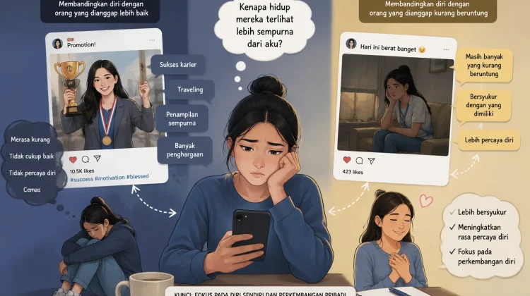 Terjebak Social Comparison, Ini Dampaknya ke Percaya Diri