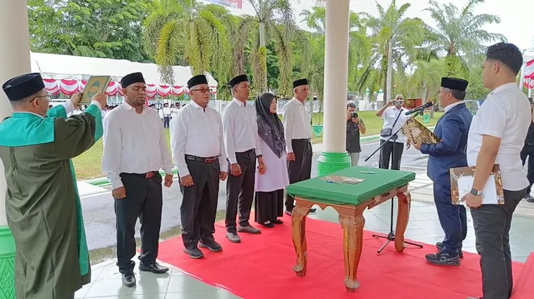 263 Tuha Peut dari 50 Gampong di Aceh Barat Resmi Dilantik
