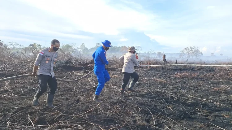 Pimpin Penanganan Karhutla, Kapolres Aceh Barat: Penegakan Hukum Tetap Berjalan