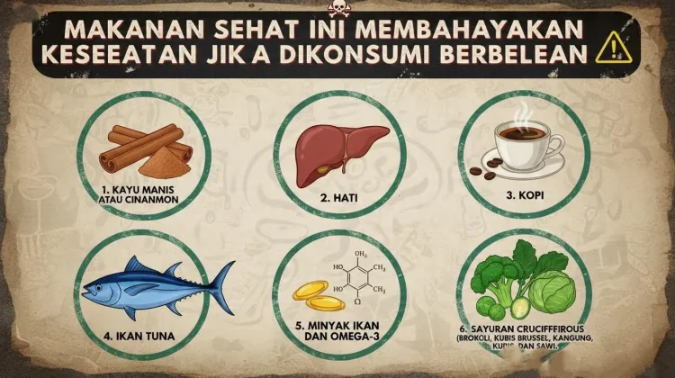 Makanan Sehat Ini Membahayakan Kesehatan Jika Dikonsumsi Berlebihan
