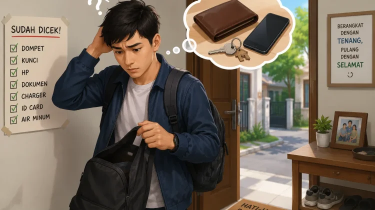 Sudah Dicek Berkali-kali, Kenapa Barang Penting Tetap Tertinggal?