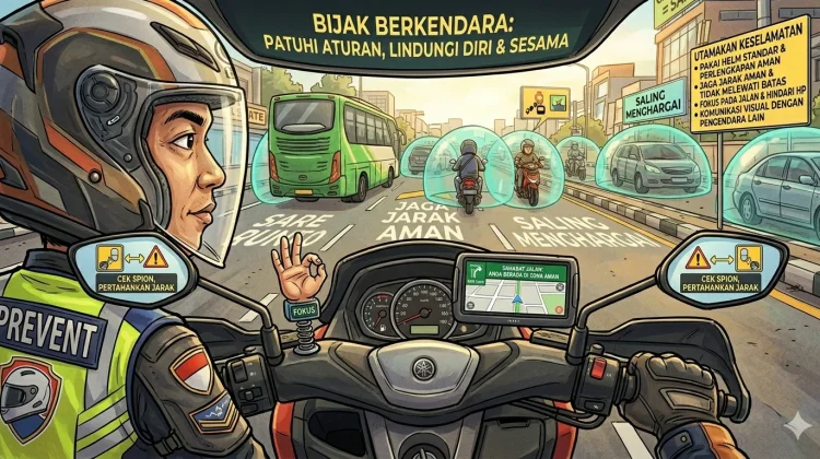 Disiplin Berlalu Lintas Kunci Mencegah Kecelakaan di Jalan Raya
