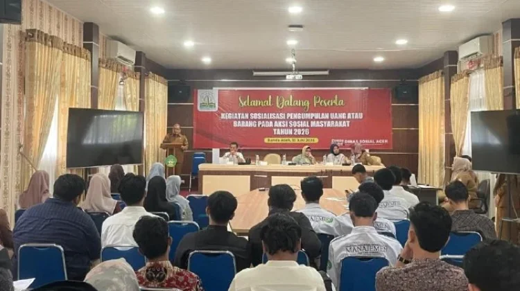 Dinsos Aceh Sosialisasi PUB Perkuat Transparansi Aksi Sosial Masyarakat