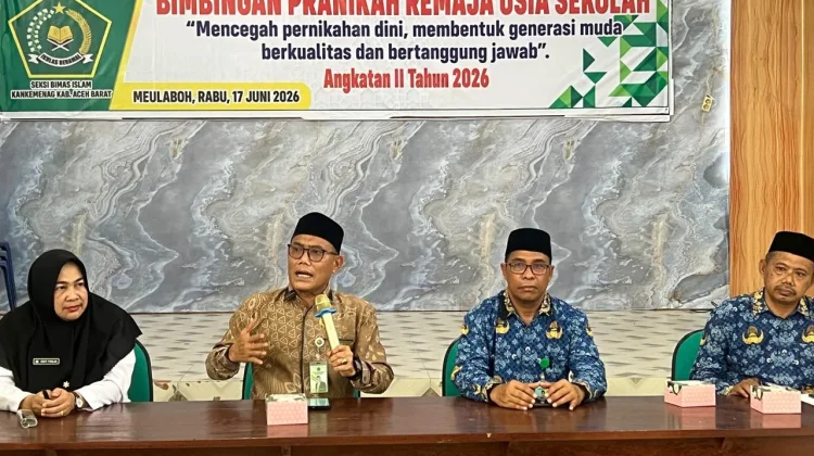Kemenag Aceh Barat Gelar Bimbingan Pranikah Remaja, Tekan Angka Pernikahan Dini