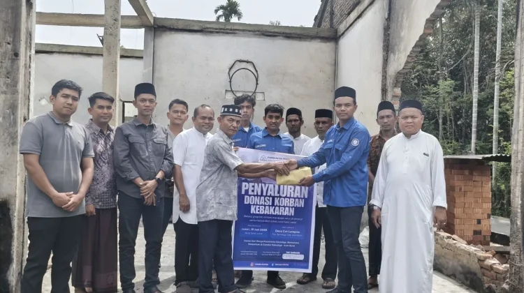 IPMS Salurkan Donasi Korban Kebakaran di Cot Lampise