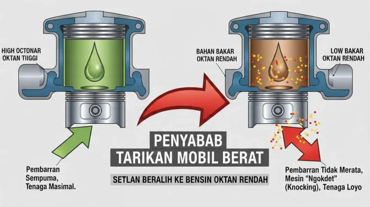 Beralih Keoktan Rendah Penyebab Tarikan Mobil Jadi Berat