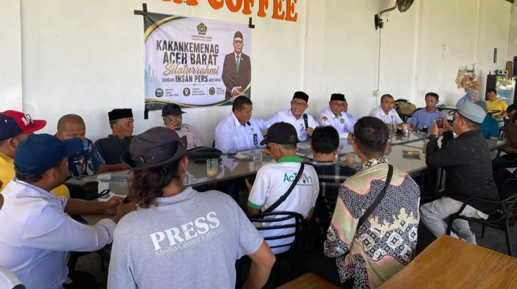 Kakankemenag Aceh Barat Perkuat Sinergi Bersama Insan Pers
