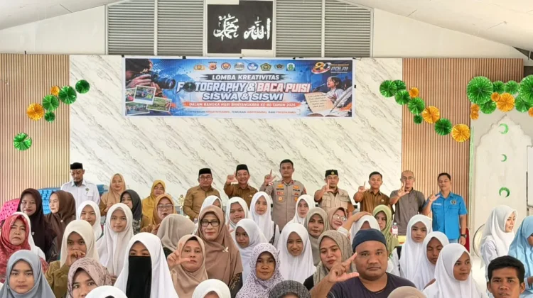 Semarakkan HUT Bhayangkara ke- 80 Ratusan Siswa Ikut Lomba