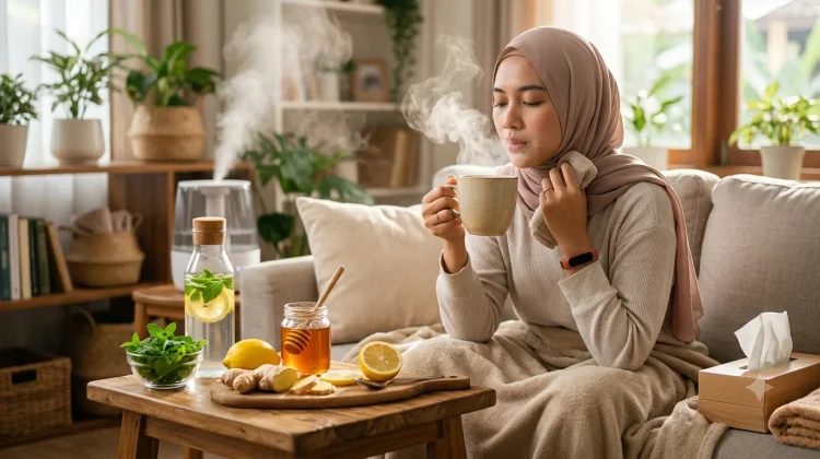 Cara Alami Mengatasi Batuk akibat Tenggorokan Kering