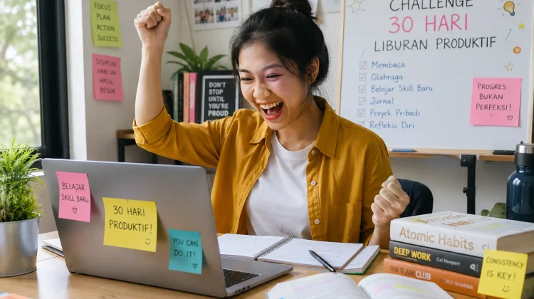 Challenge 30 Hari Liburan, Cara Mahasiswa atau Pelajar Isi Liburan agar Produktif