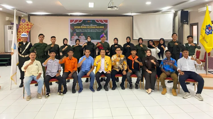 Reza Munandar Resmi Komandan Menwa Universitas Teuku Umar