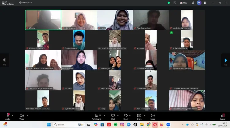 Prodi KPI UIN Madura dan STAIN Meulaboh Gelar Webinar Kolaborasi