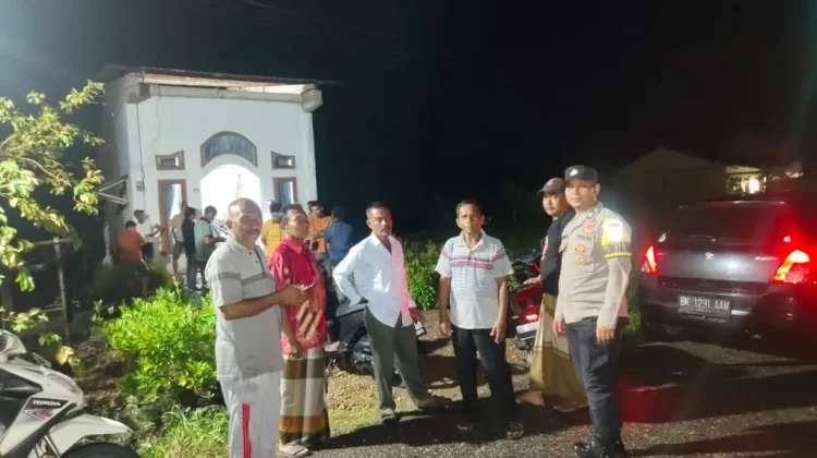 Bhabinkamtibmas Polres Abdya Sambang Masyarakat dan Pesan Kamtibmas