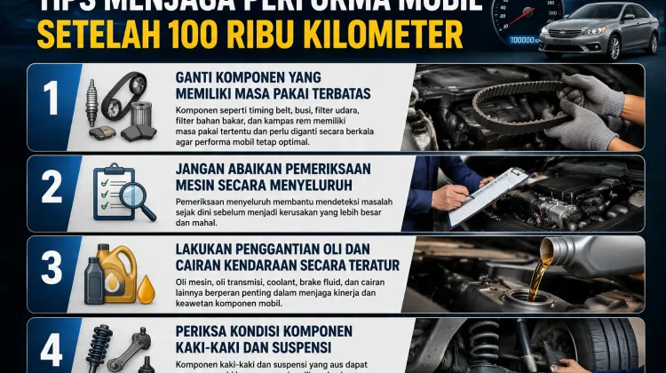 Tips Menjaga Performa Mobil Setelah 100 Ribu Kilometer